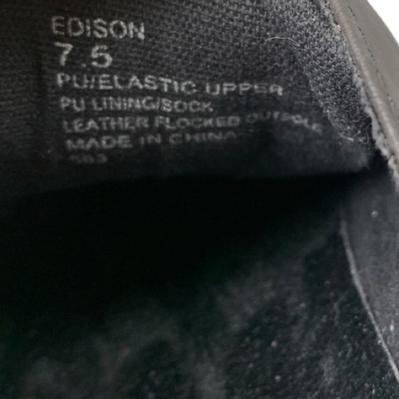 NEW Steve Madden Edison Black Slip On Sneaker / Shoes Size 7.5 Casual Flats - Picture 4 of 11